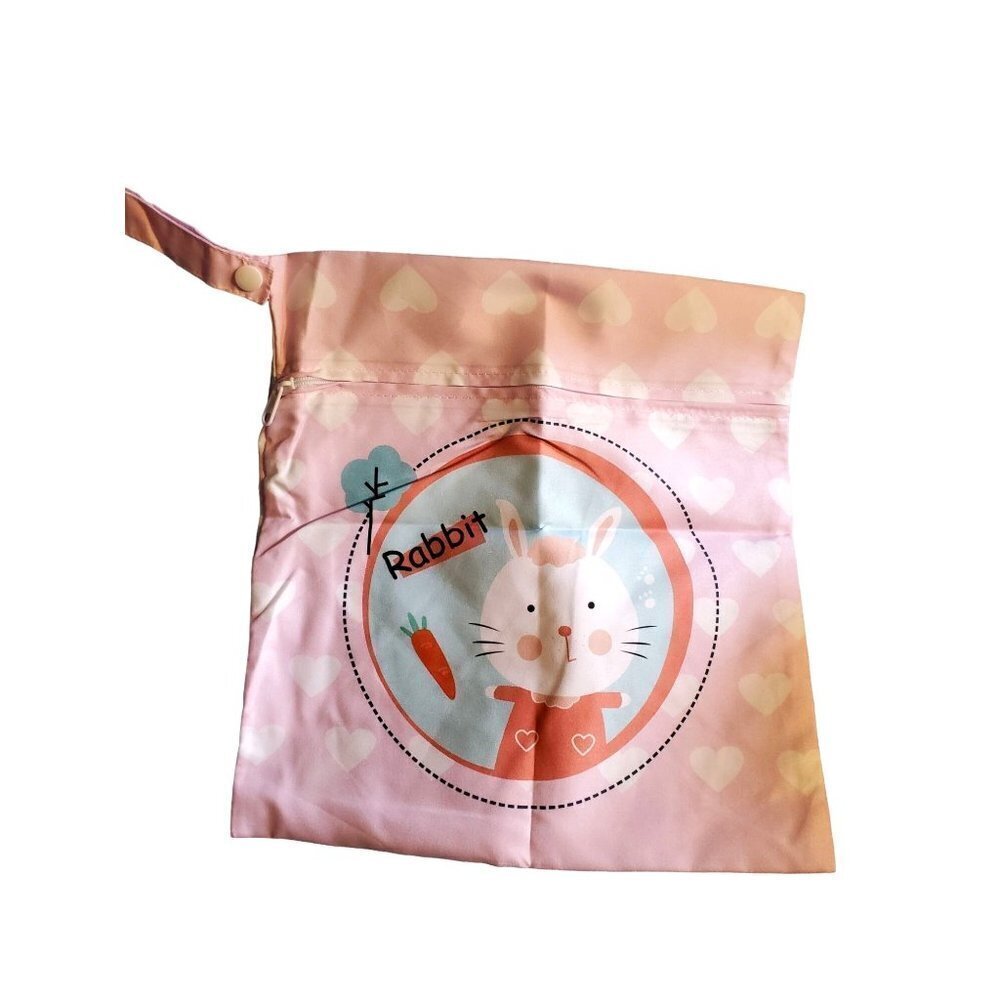 Bunny Rabbit Travel Diaper Bag Pink